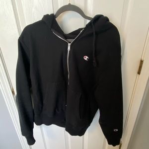 over sized champion zip up